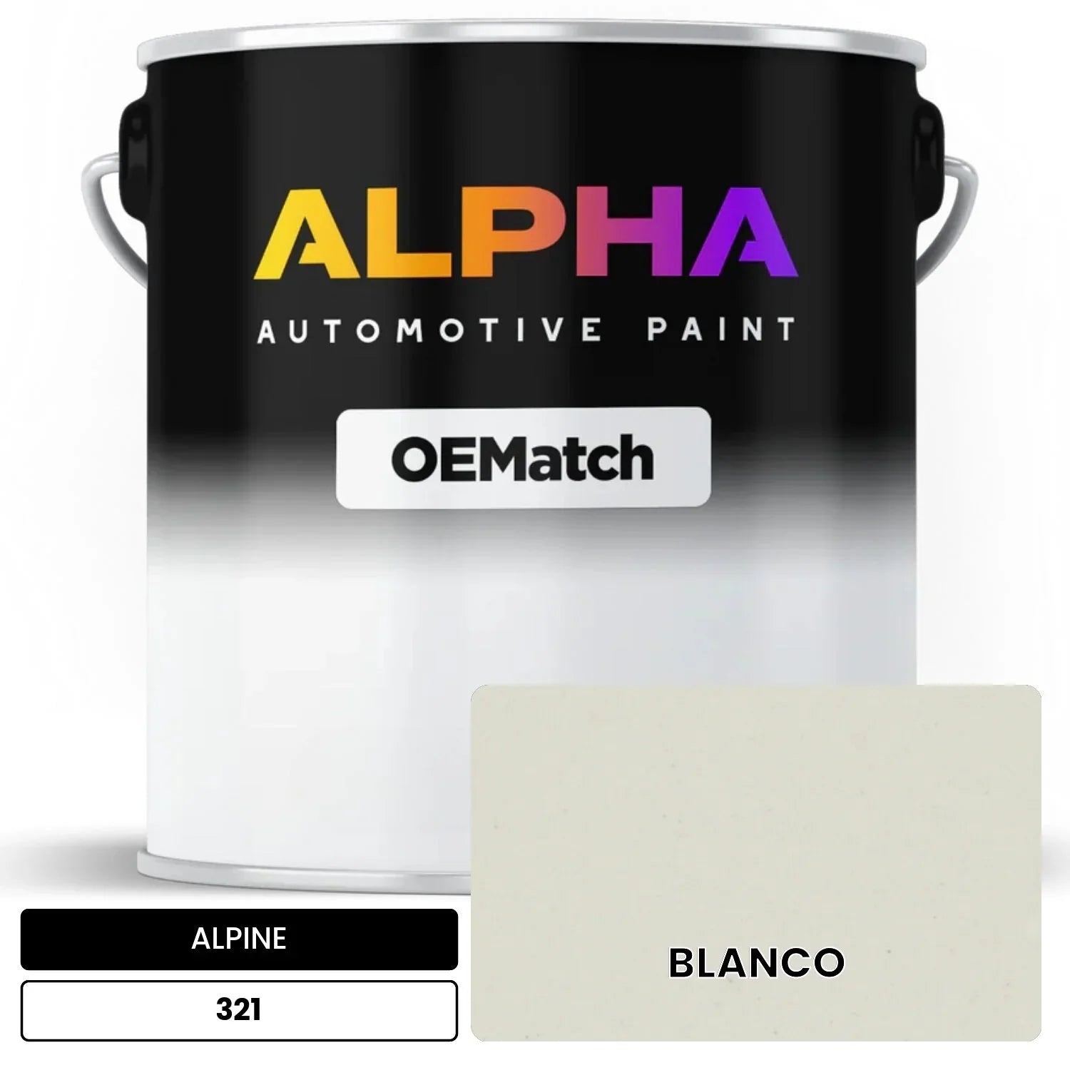 ALPINE BLANCO 321 OEMatch Basecoat
