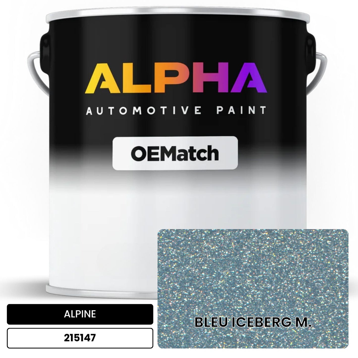 ALPINE BLEU ICEBERG M. 215147 OEMatch Basecoat
