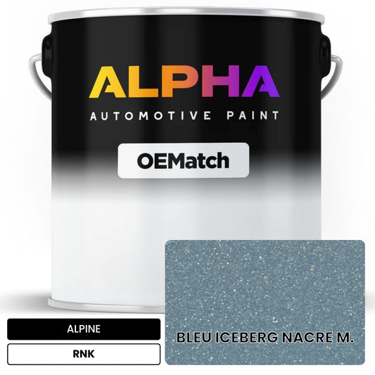 ALPINE BLEU ICEBERG NACRE M. RNK OEMatch Basecoat