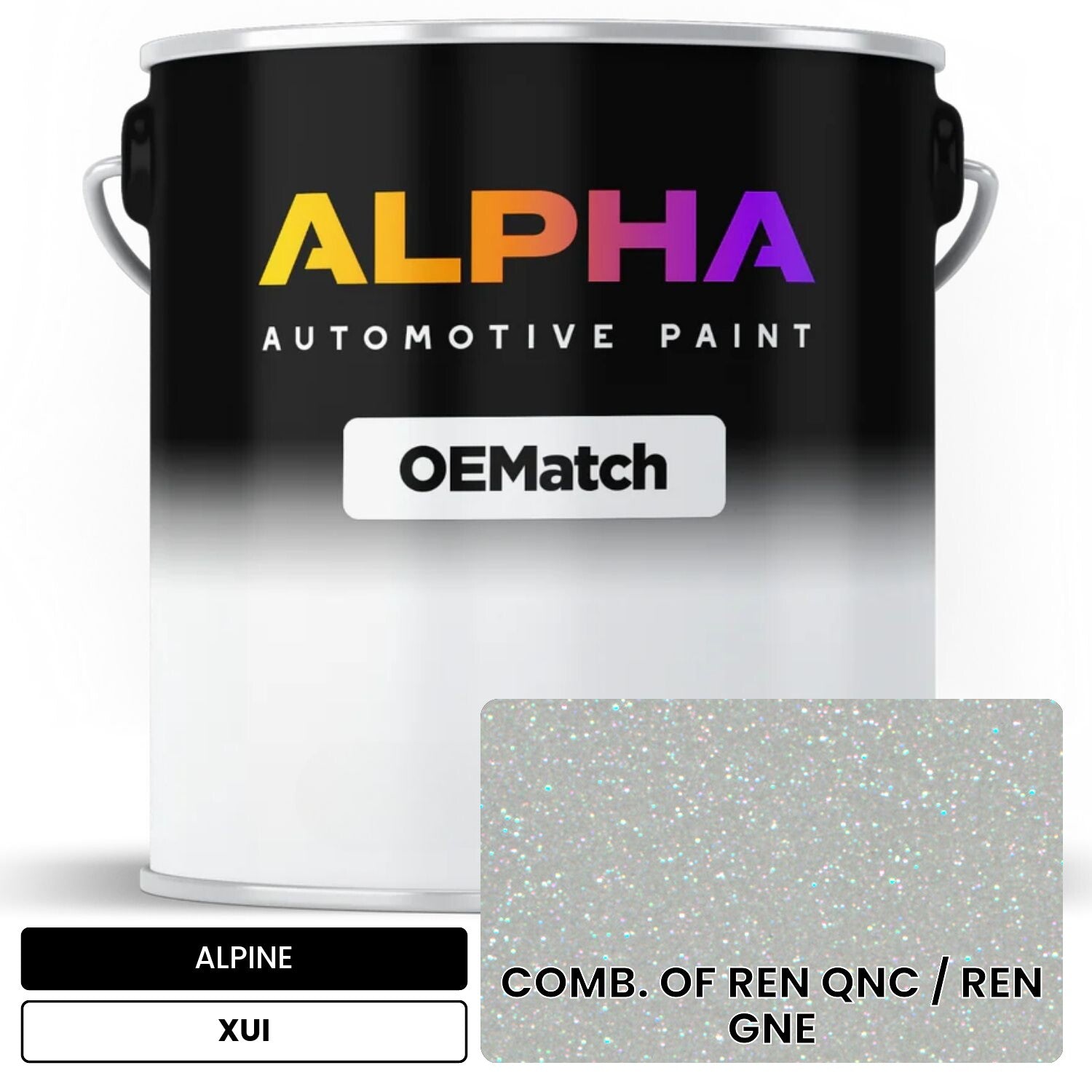 ALPINE COMB. OF REN QNC / REN GNE XUI OEMatch Basecoat