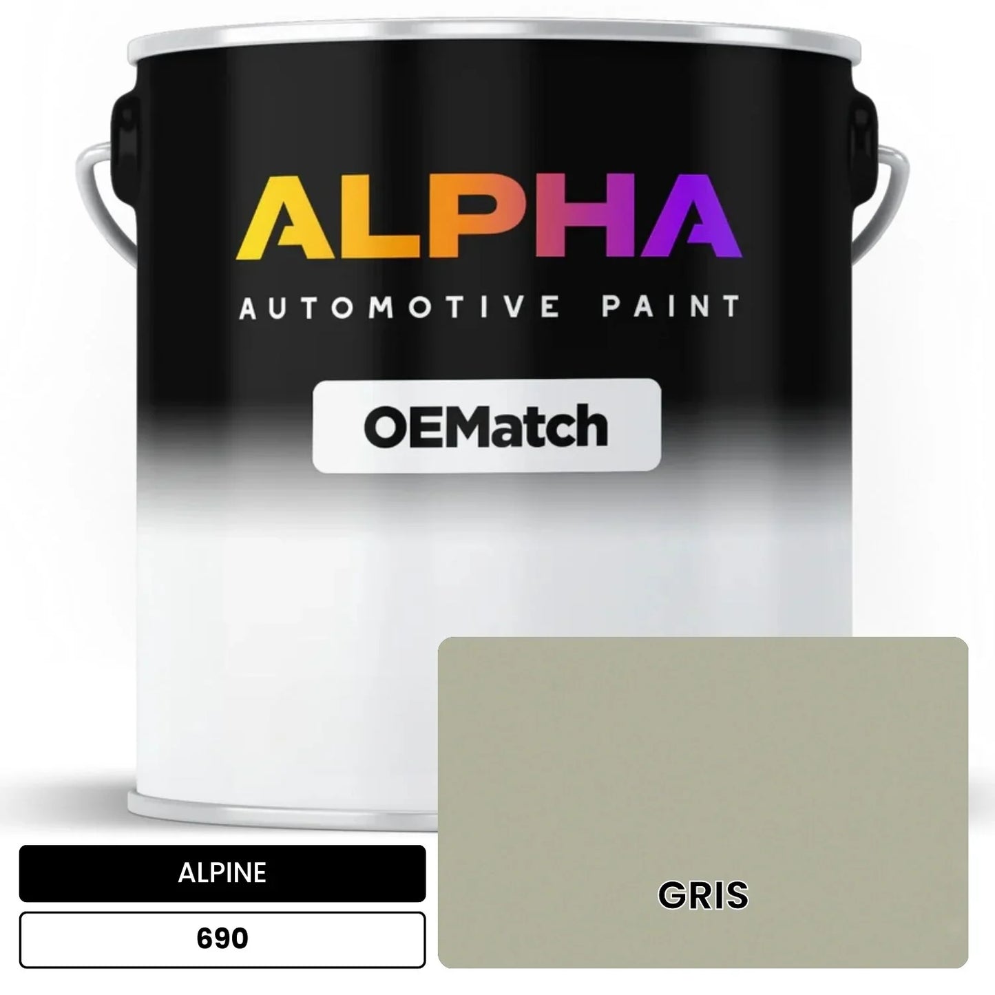 ALPINE GRIS 690 OEMatch Basecoat