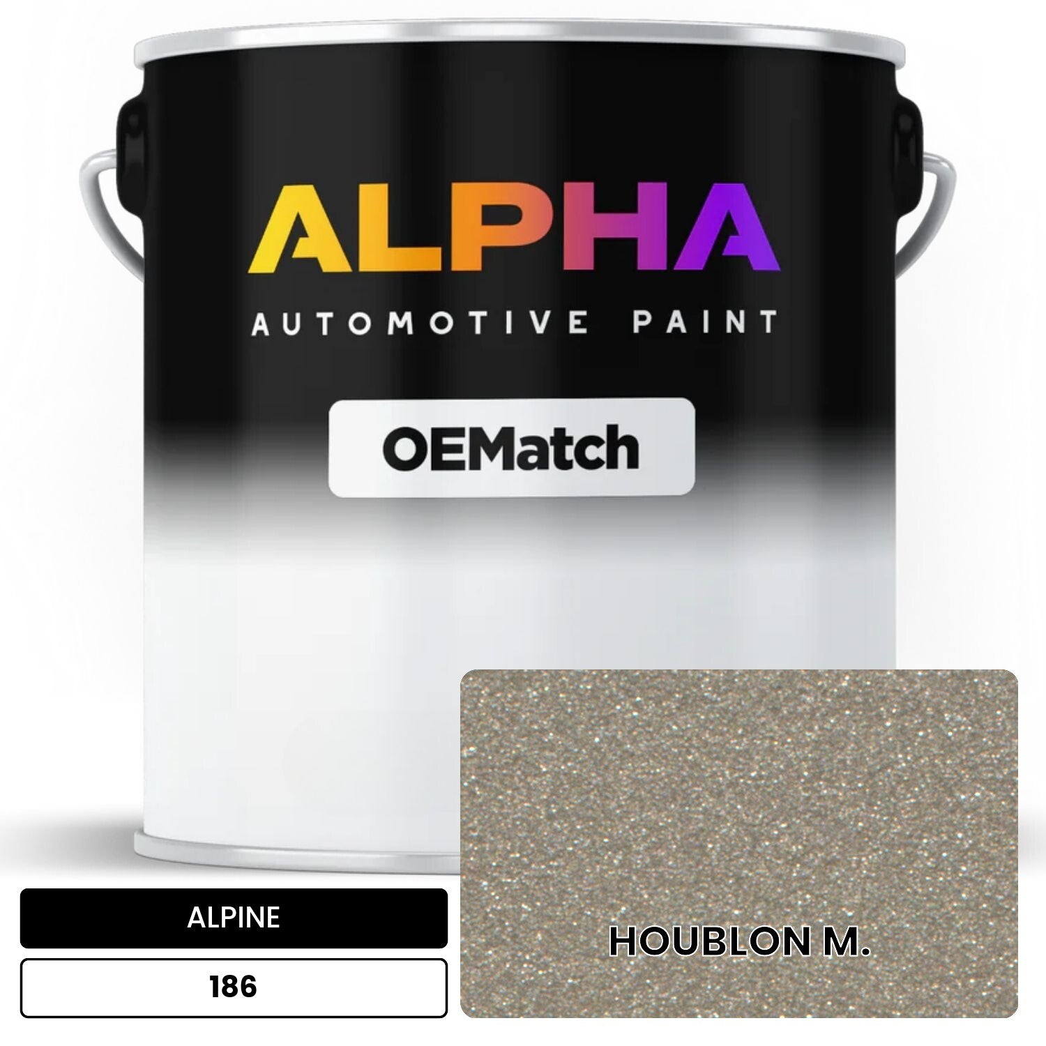 ALPINE HOUBLON M. 186 OEMatch Basecoat