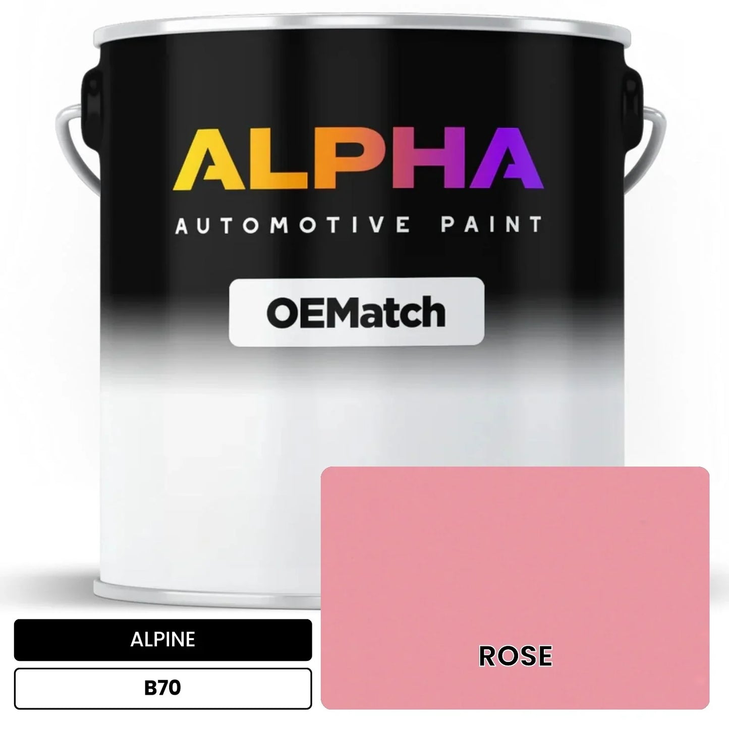 ALPINE ROSE B70 OEMatch Basecoat