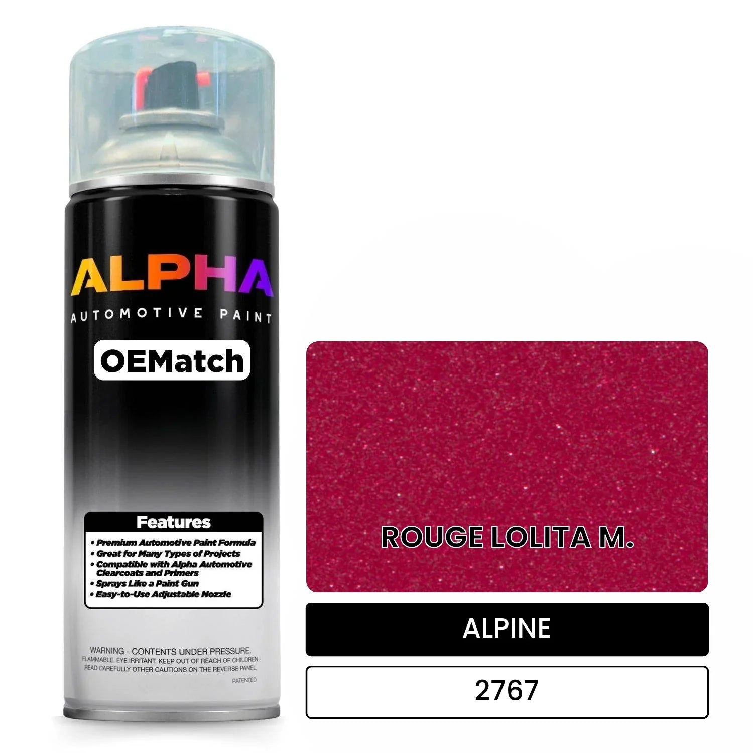 ALPINE ROUGE LOLITA M. 2767 OEMatch Spraycan