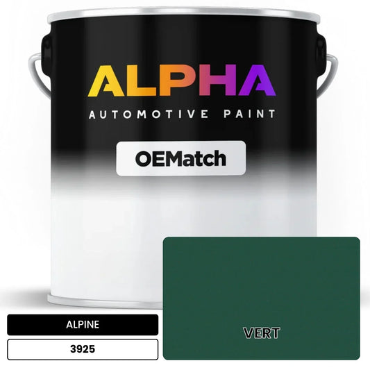 ALPINE VERT 3925 OEMatch Basecoat