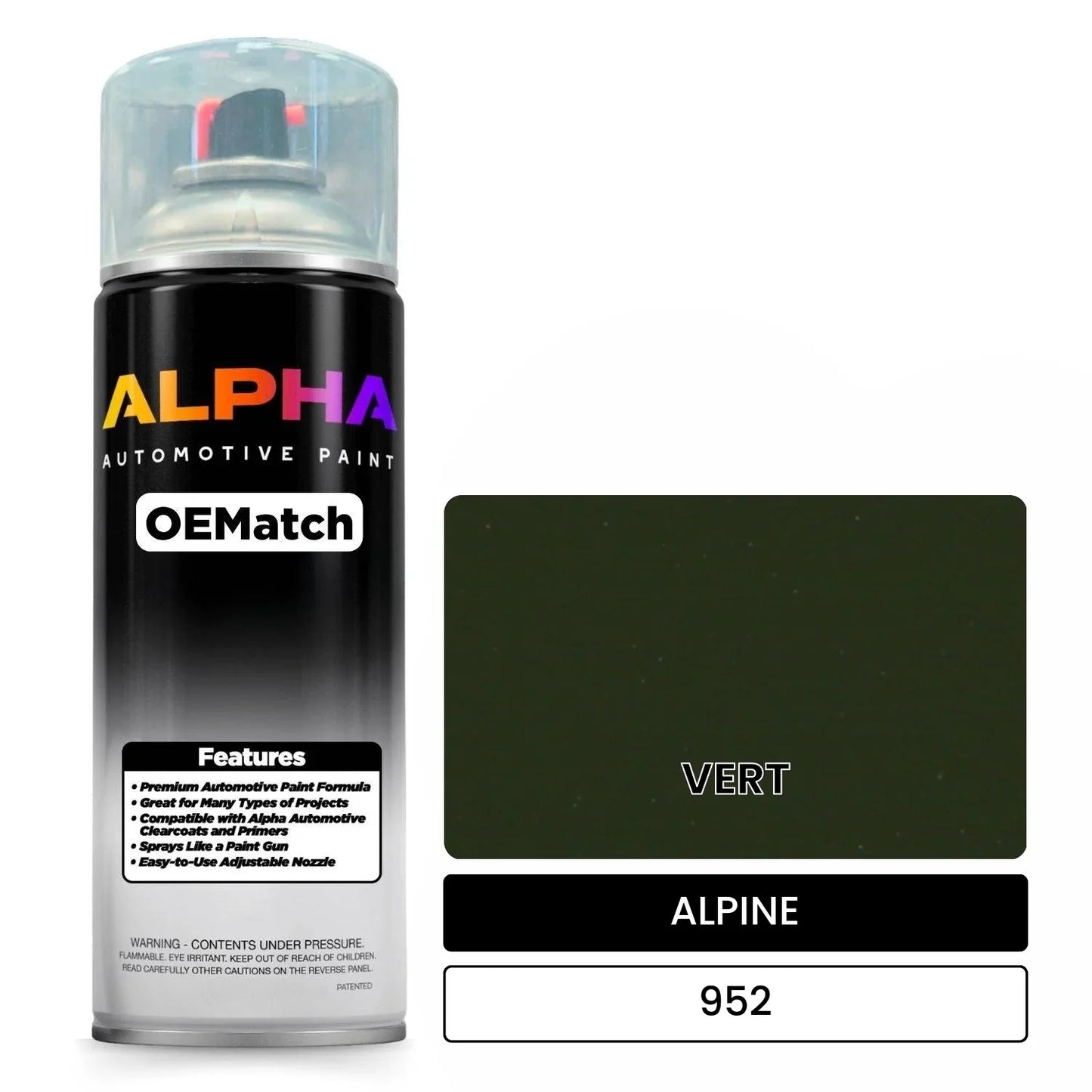 ALPINE VERT 952 OEMatch Spraycan