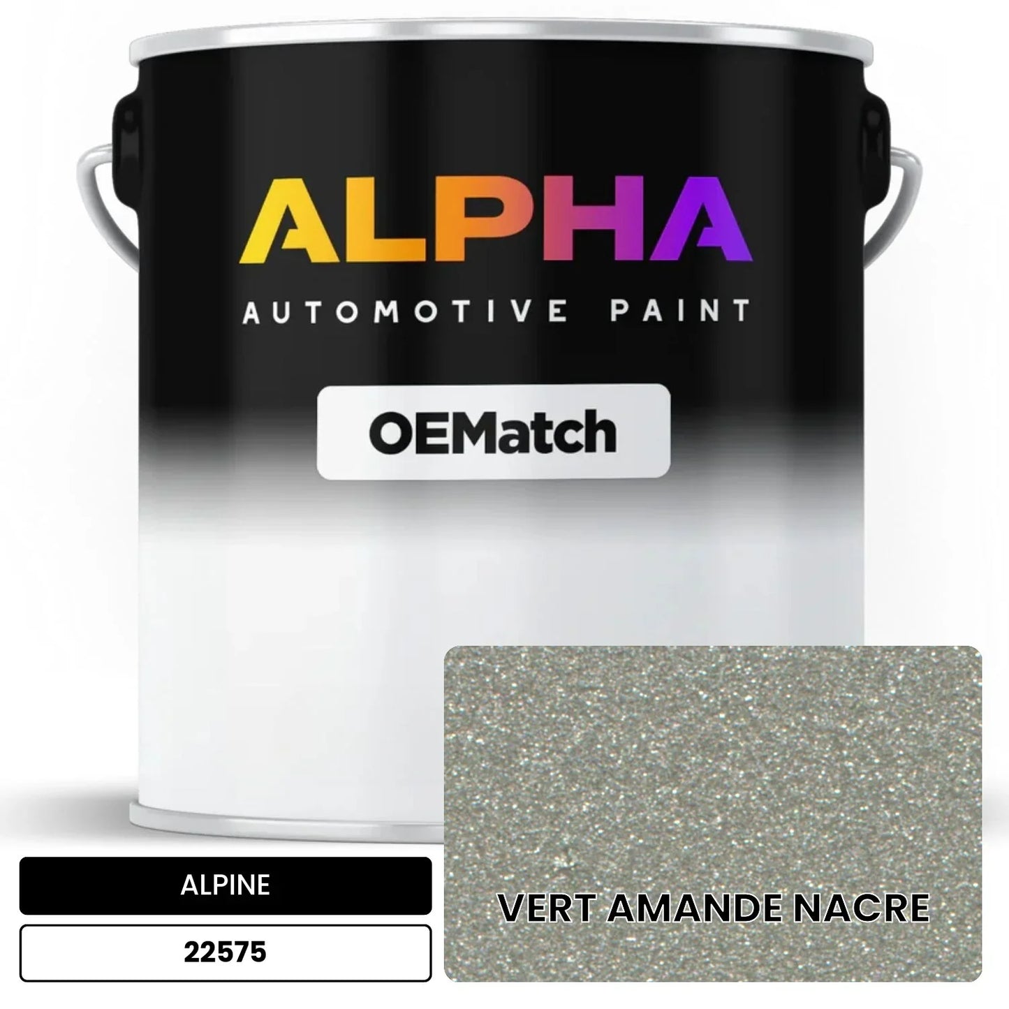 ALPINE VERT AMANDE NACRE 22575 OEMatch Basecoat