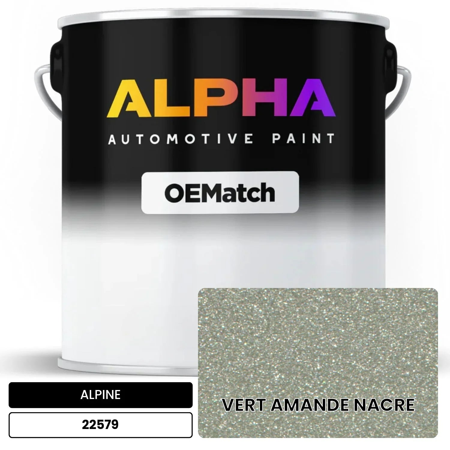 ALPINE VERT AMANDE NACRE 22579 OEMatch Basecoat