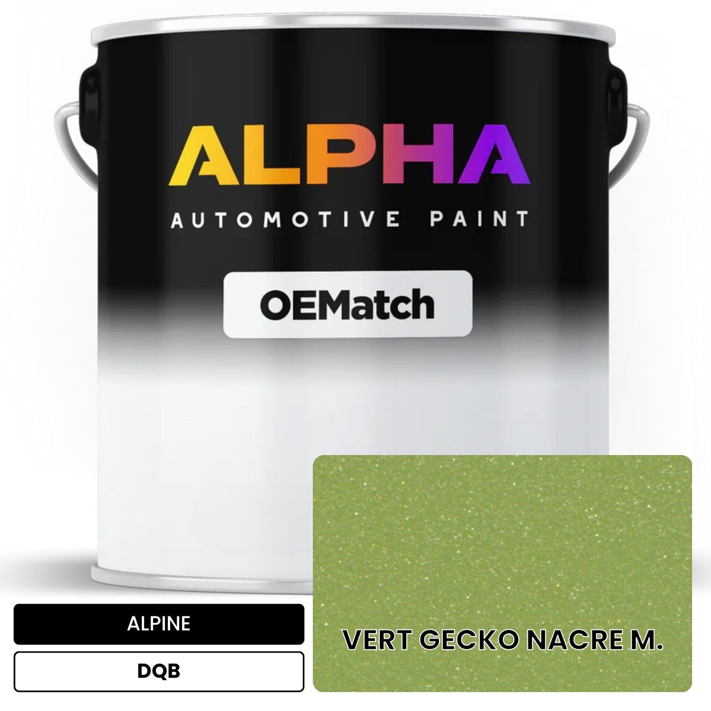 ALPINE VERT GECKO NACRE M. DQB OEMatch Basecoat