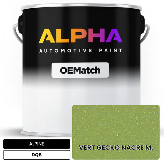 ALPINE VERT GECKO NACRE M. DQB OEMatch Basecoat