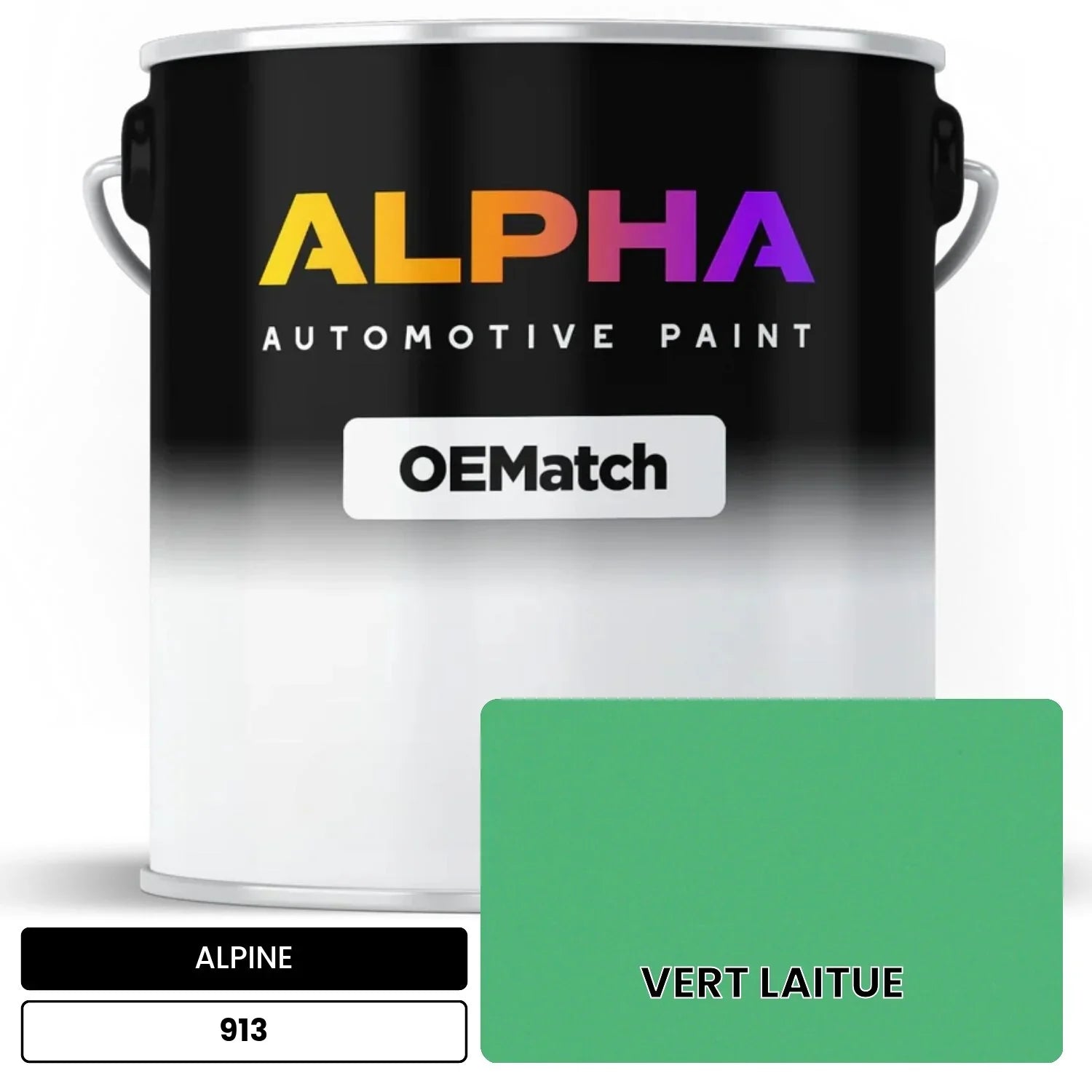 ALPINE VERT LAITUE 913 OEMatch Basecoat