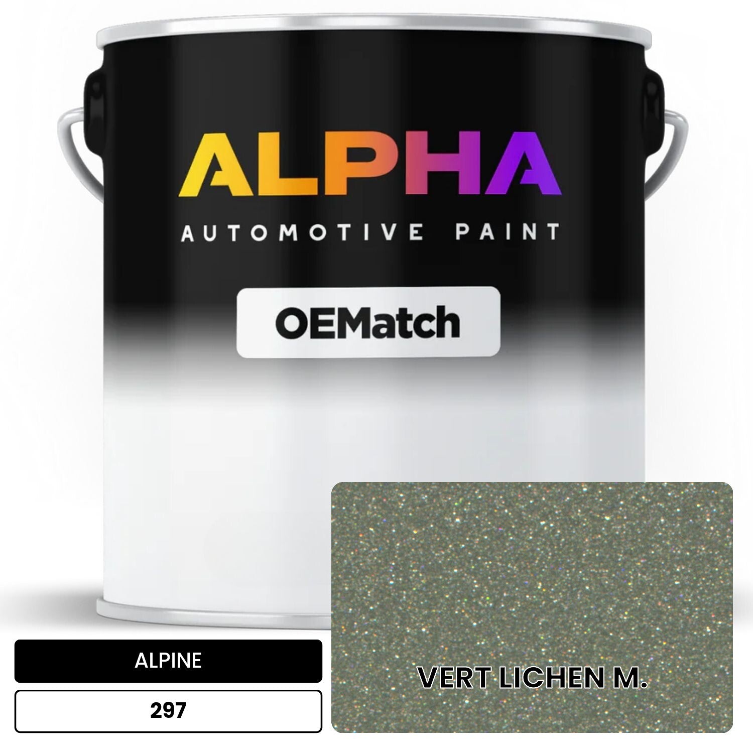 ALPINE VERT LICHEN M. 297 OEMatch Basecoat