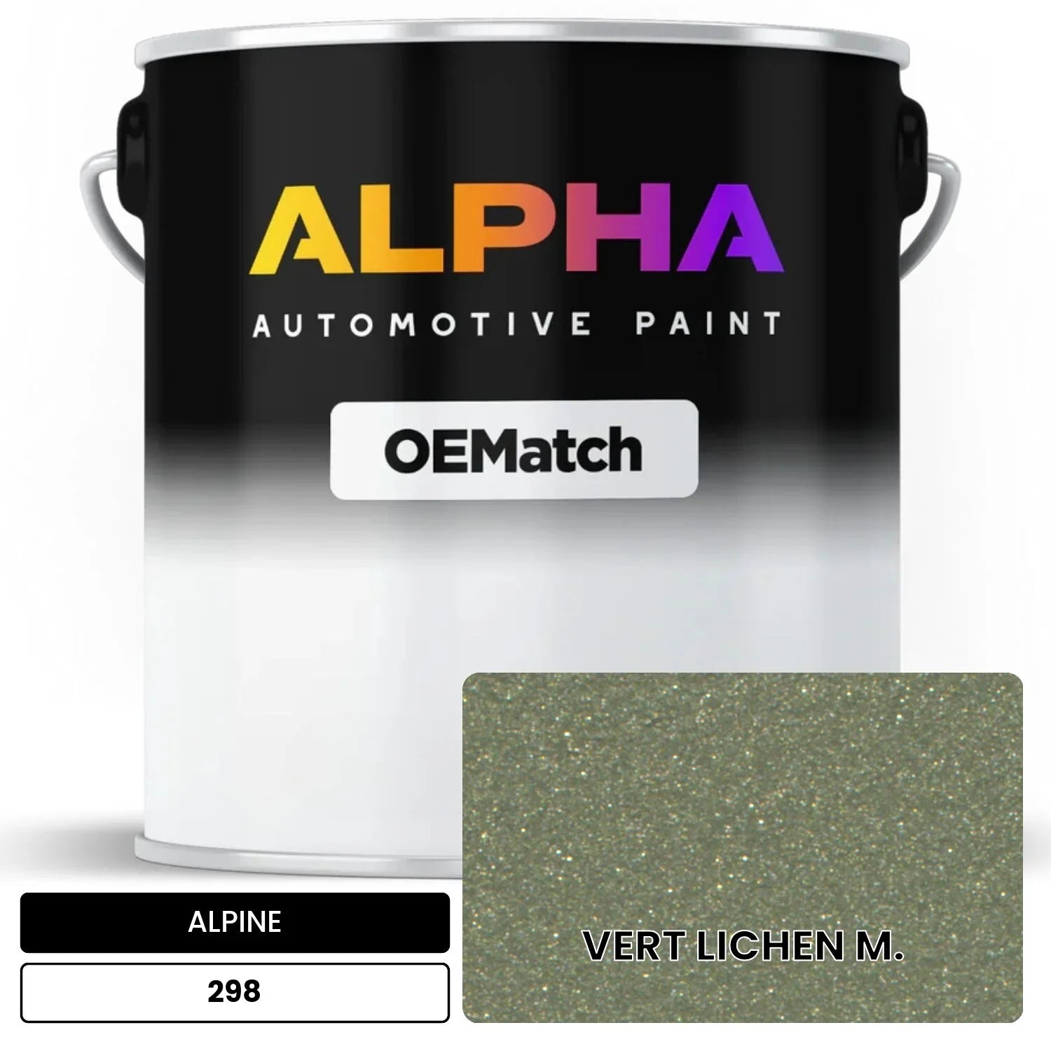 ALPINE VERT LICHEN M. 298 OEMatch Basecoat