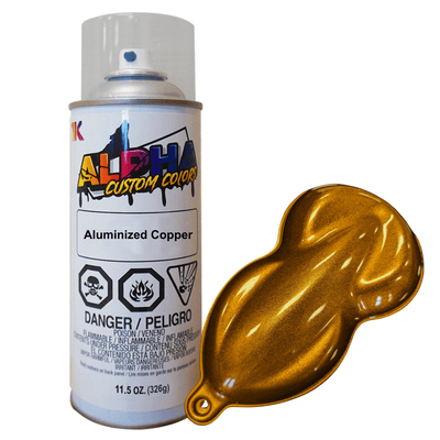 Aluminized Copper Spray Can Midcoat - The Spray Source - Alpha Pigments