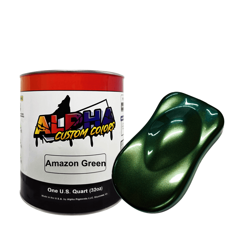 Amazon Green Paint Basecoat Midcoat - The Spray Source - Alpha Pigments