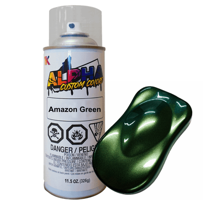 Amazon Green Spray Can Midcoat - The Spray Source - Alpha Pigments