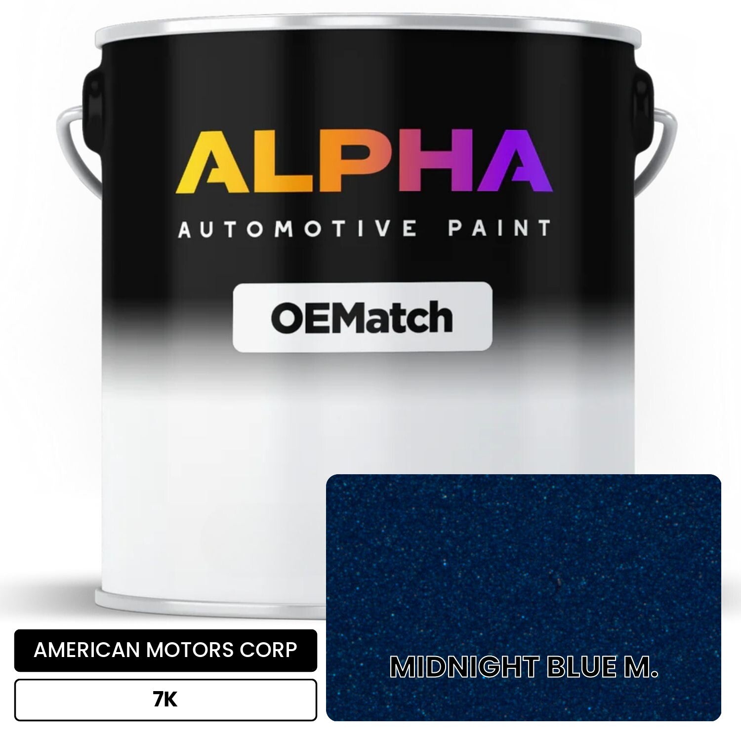 AMERICAN MOTORS CORP MIDNIGHT BLUE M. 7K OEMatch Basecoat