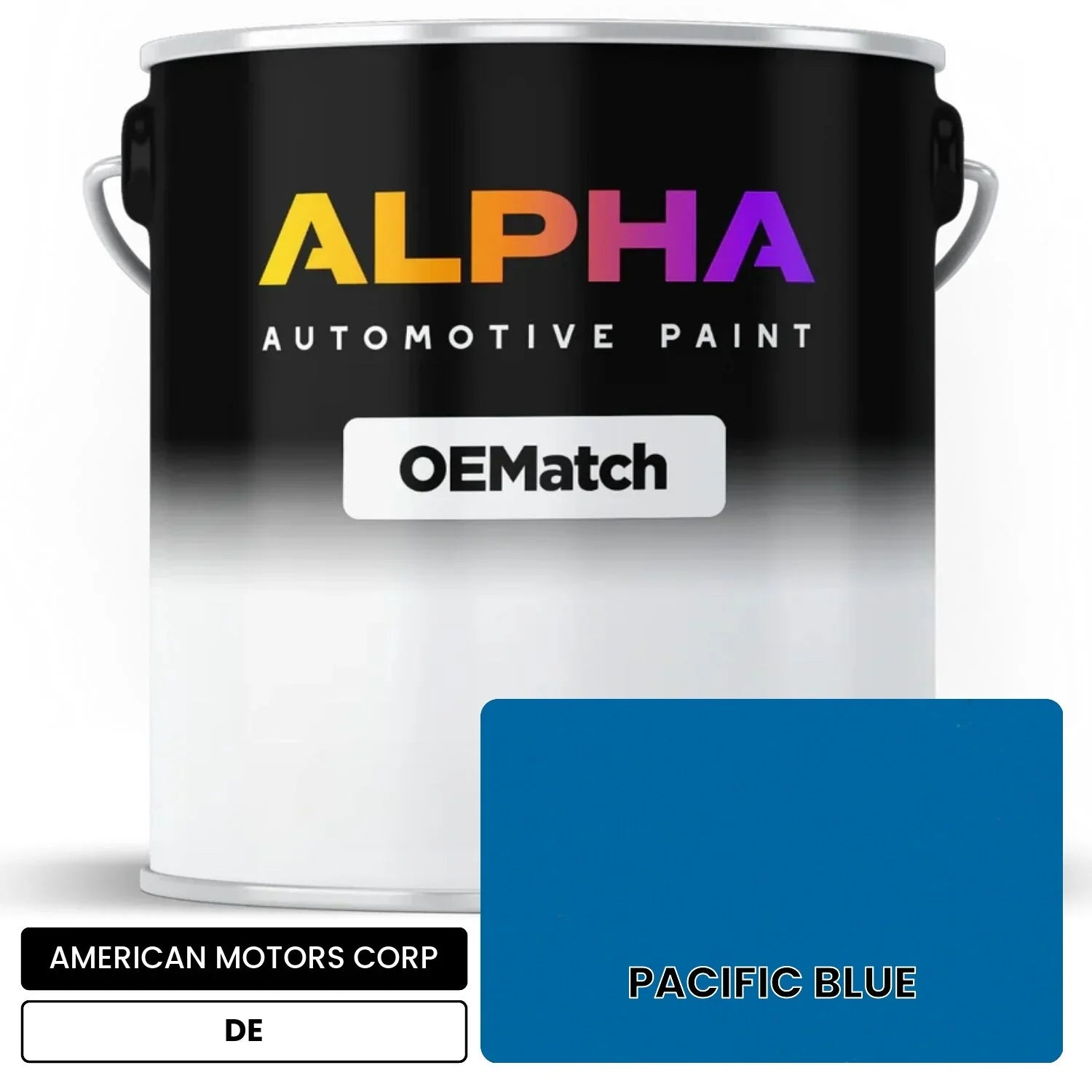 AMERICAN MOTORS CORP PACIFIC BLUE DE OEMatch Basecoat