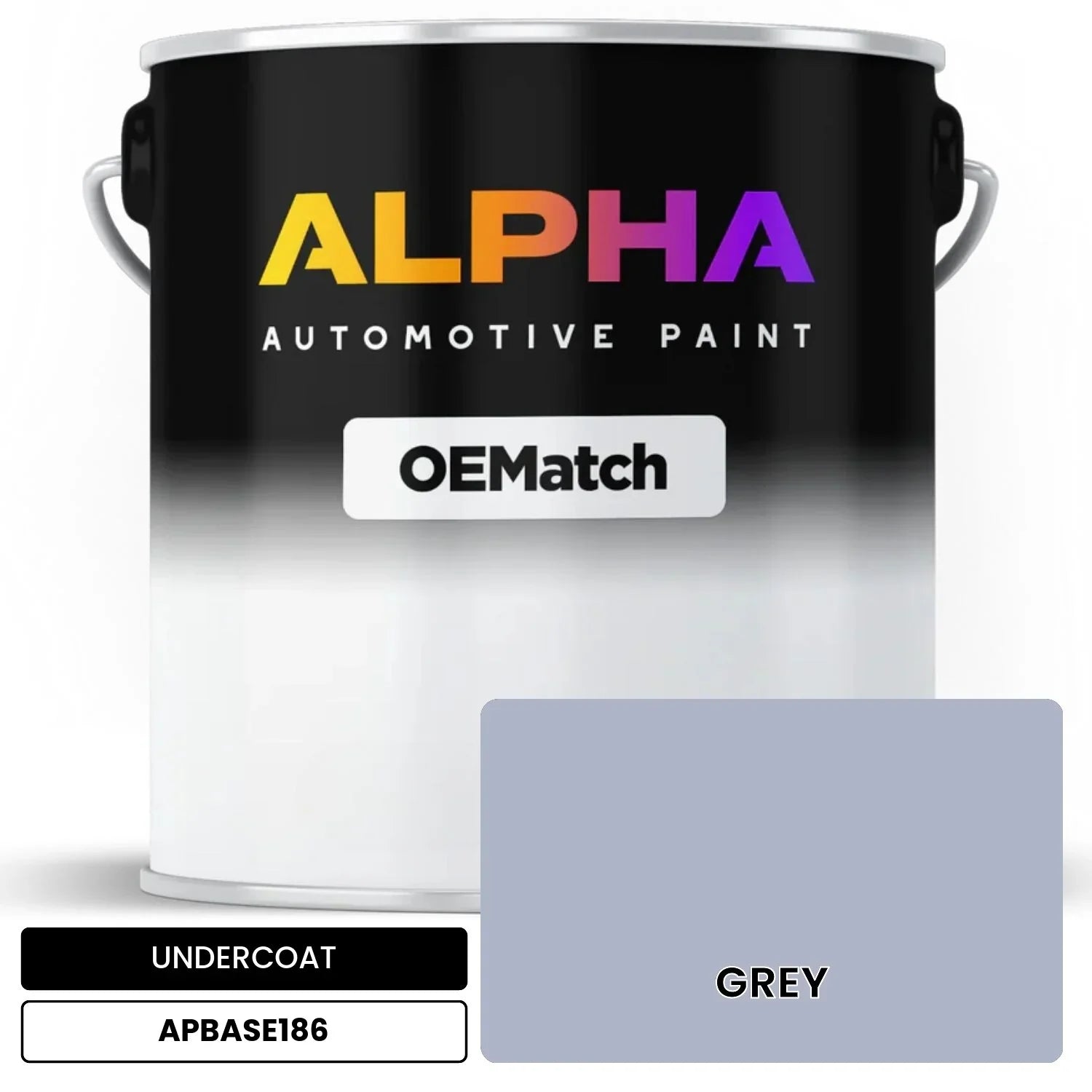 APAPBASE186 GREY OEMatch Automotive Undercoat