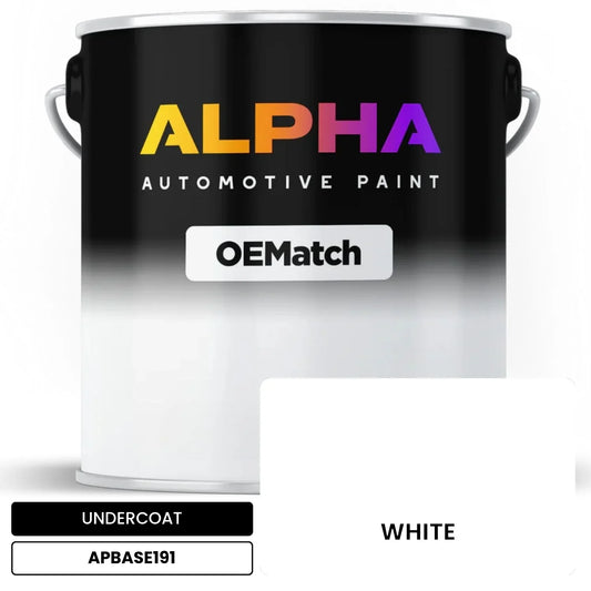 APAPBASE191 WHITE OEMatch Automotive Undercoat