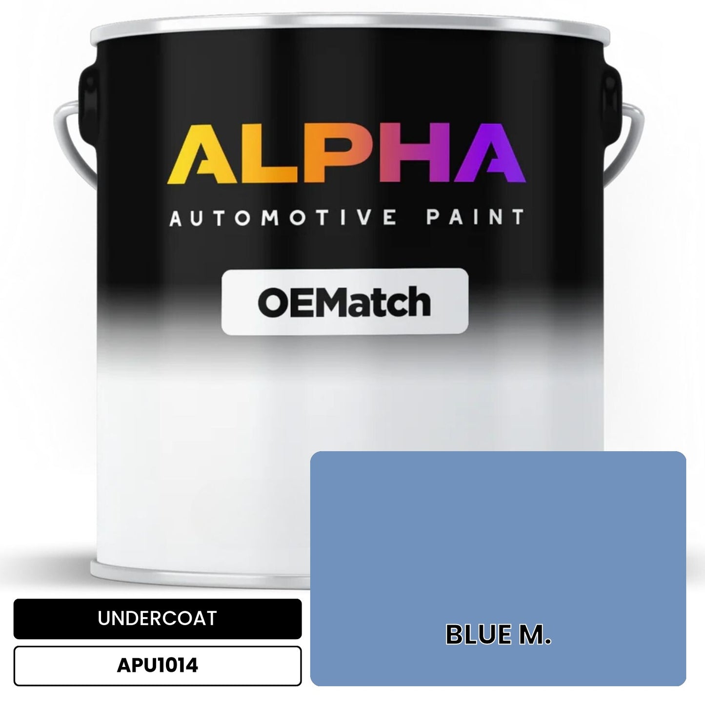 APAPU1014 BLUE M. OEMatch Automotive Undercoat