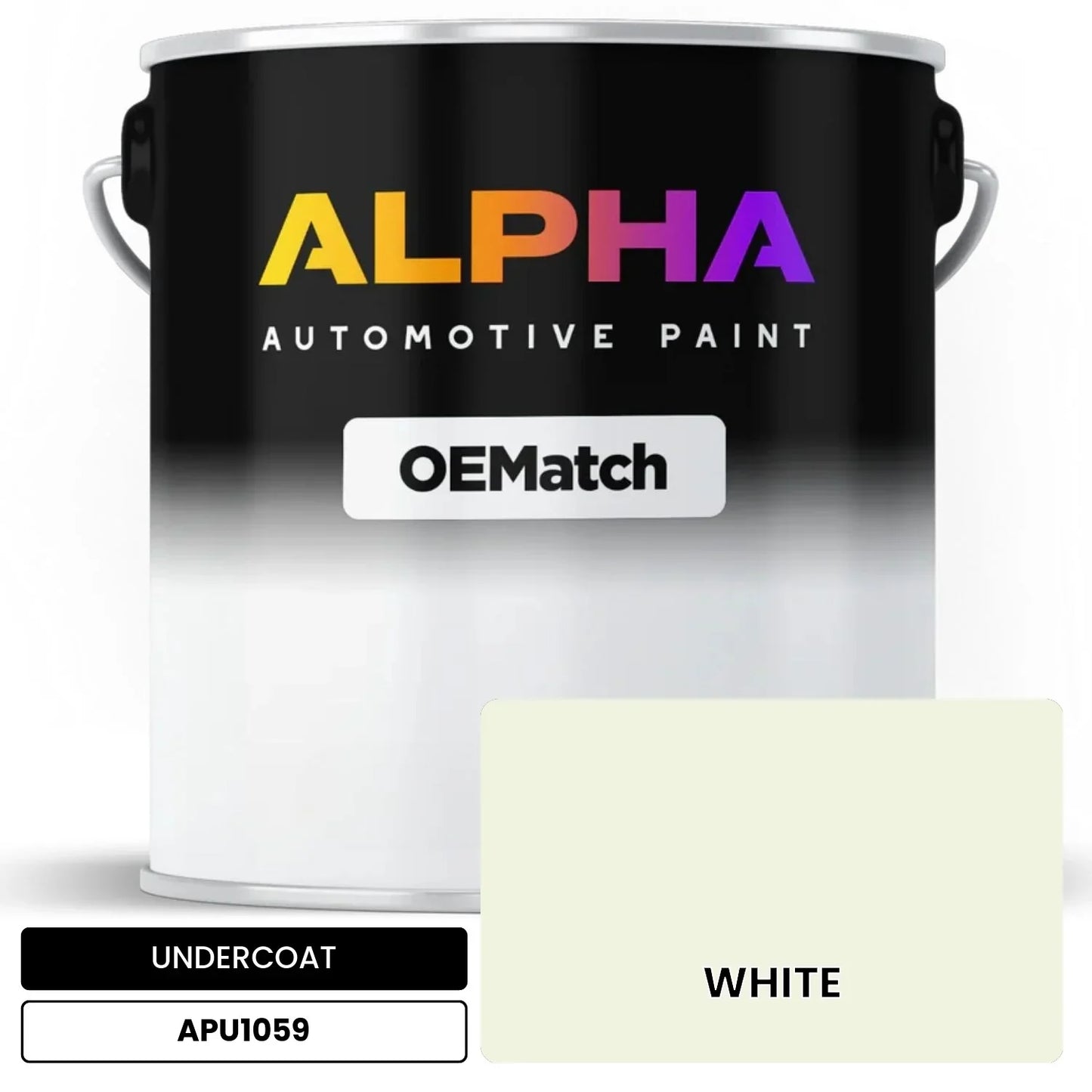 APAPU1059 WHITE OEMatch Automotive Undercoat