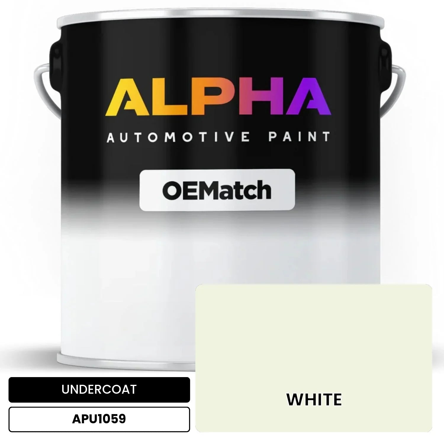 APAPU1059 WHITE OEMatch Automotive Undercoat