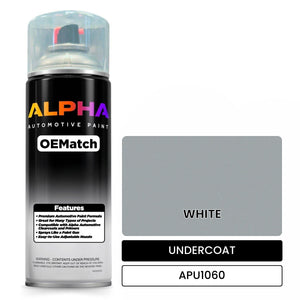 APU1060 WHITE | OEMatch Automotive Spraycan Undercoat