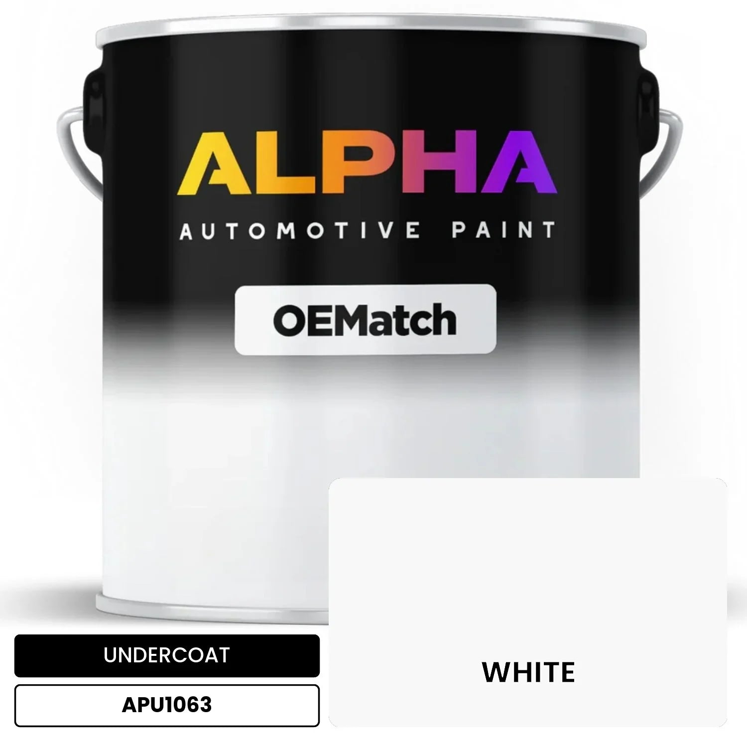 APAPU1063 WHITE OEMatch Automotive Undercoat