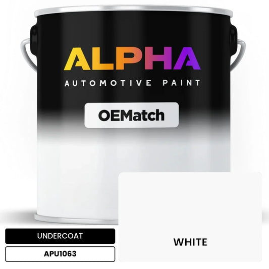 APAPU1063 WHITE OEMatch Automotive Undercoat