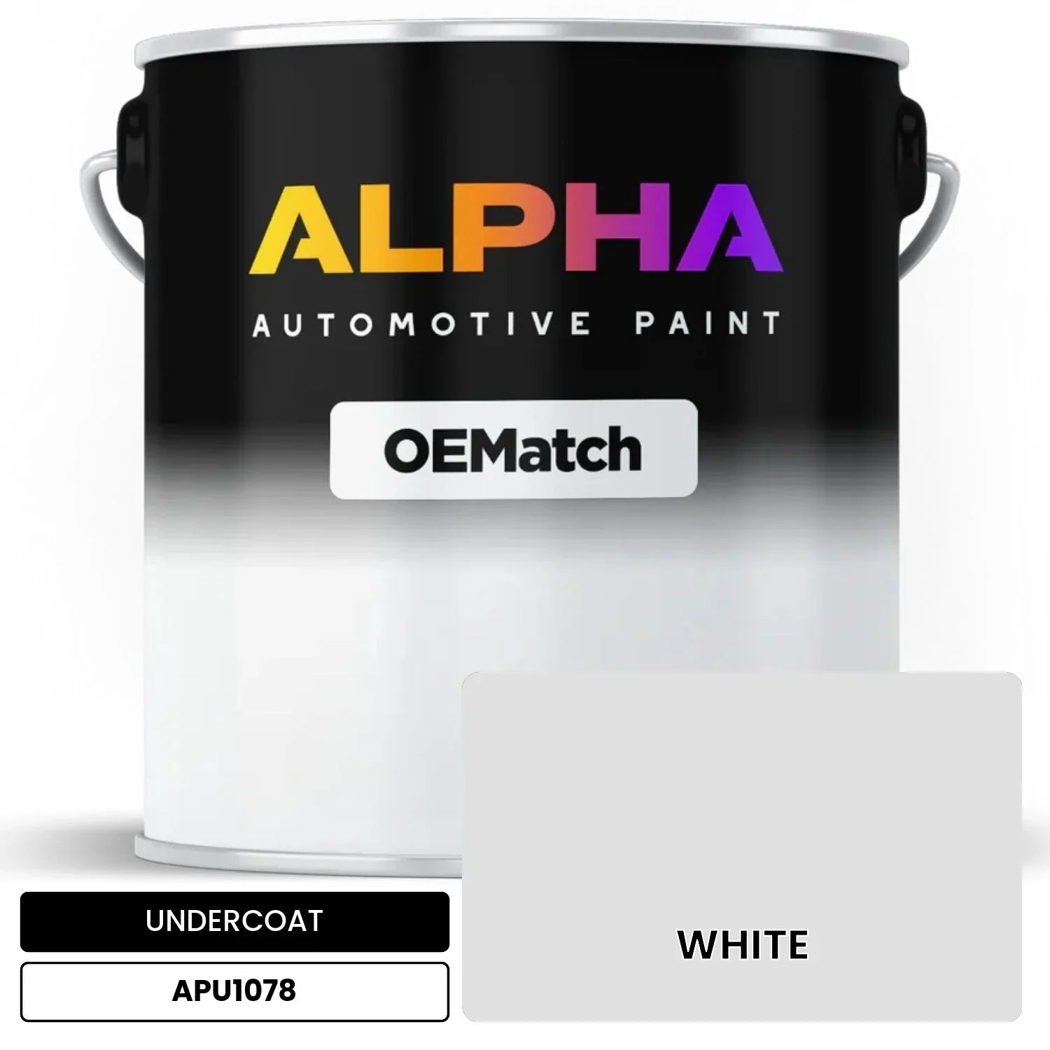 APAPU1078 WHITE OEMatch Automotive Undercoat