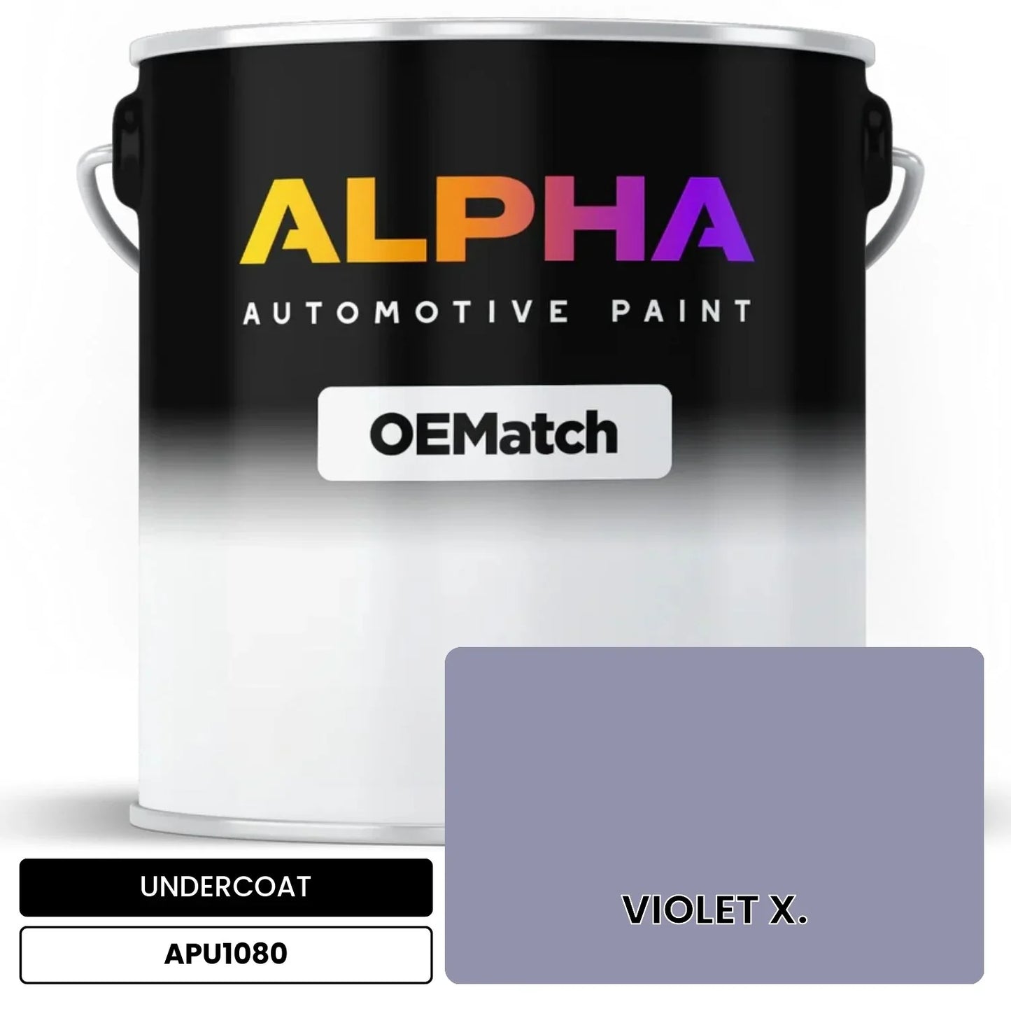 APAPU1080 VIOLET X. OEMatch Automotive Undercoat
