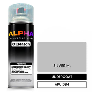 APU1084 SILVER M. | OEMatch Automotive Spraycan Undercoat
