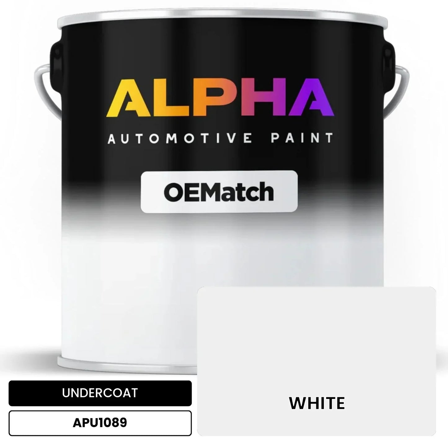 APAPU1089 WHITE OEMatch Automotive Undercoat