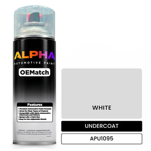 APU1095 WHITE | OEMatch Automotive Spraycan Undercoat