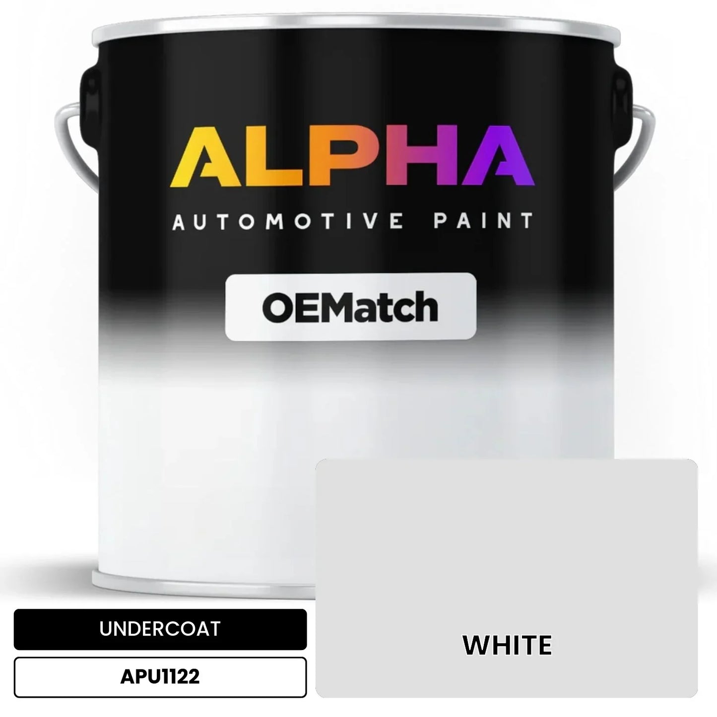 APAPU1122 WHITE OEMatch Automotive Undercoat