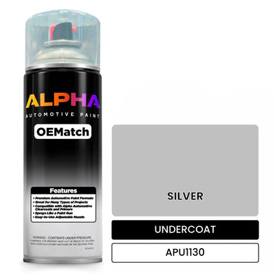 APU1130 SILVER | OEMatch Automotive Spraycan Undercoat