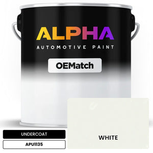 APU1135 WHITE | OEMatch Automotive Undercoat