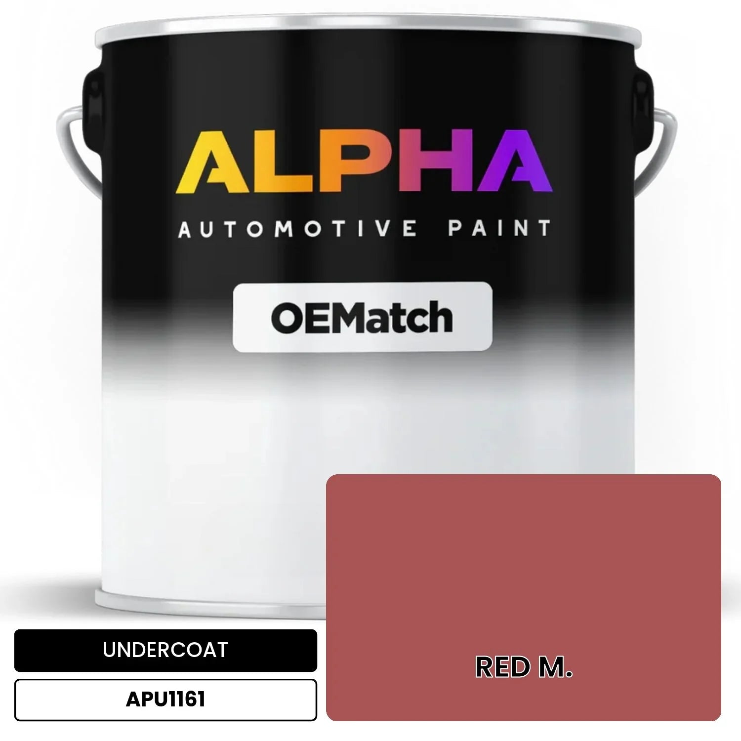 APAPU1161 RED M. OEMatch Automotive Undercoat