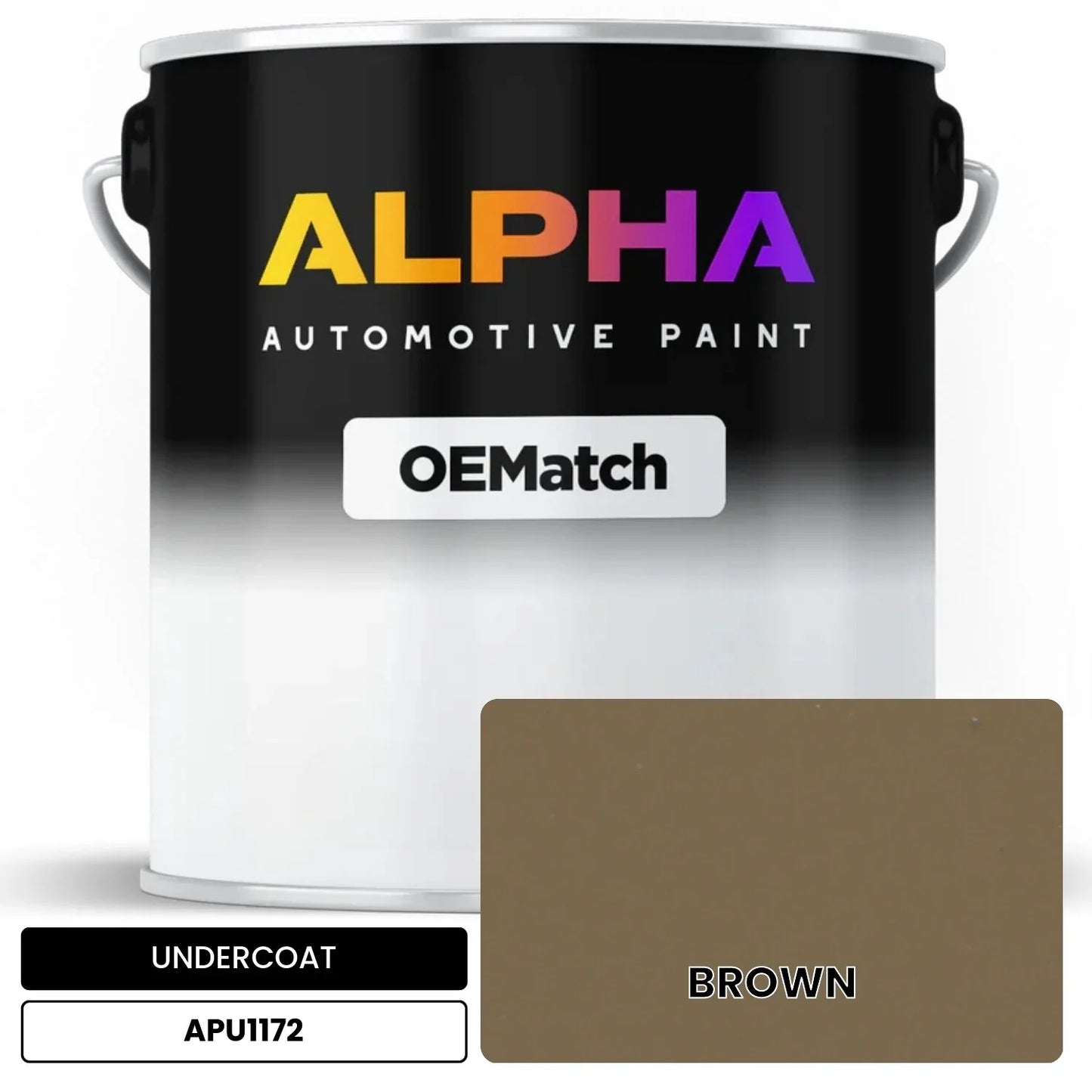 APAPU1172 BROWN OEMatch Automotive Undercoat