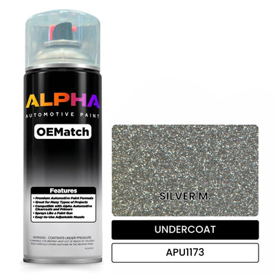 APU1173 SILVER M. | OEMatch Automotive Spraycan Undercoat