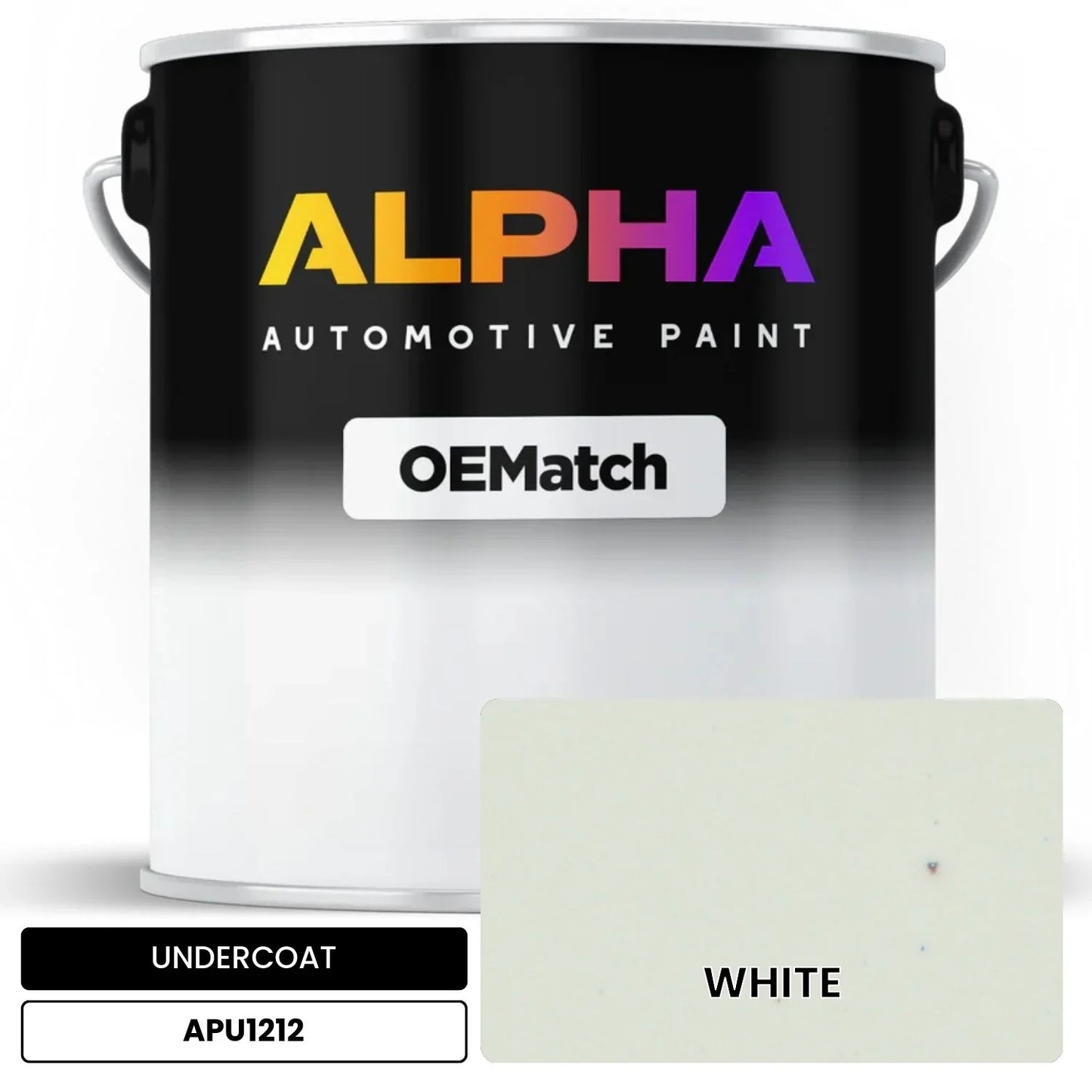 APAPU1212 WHITE OEMatch Automotive Undercoat