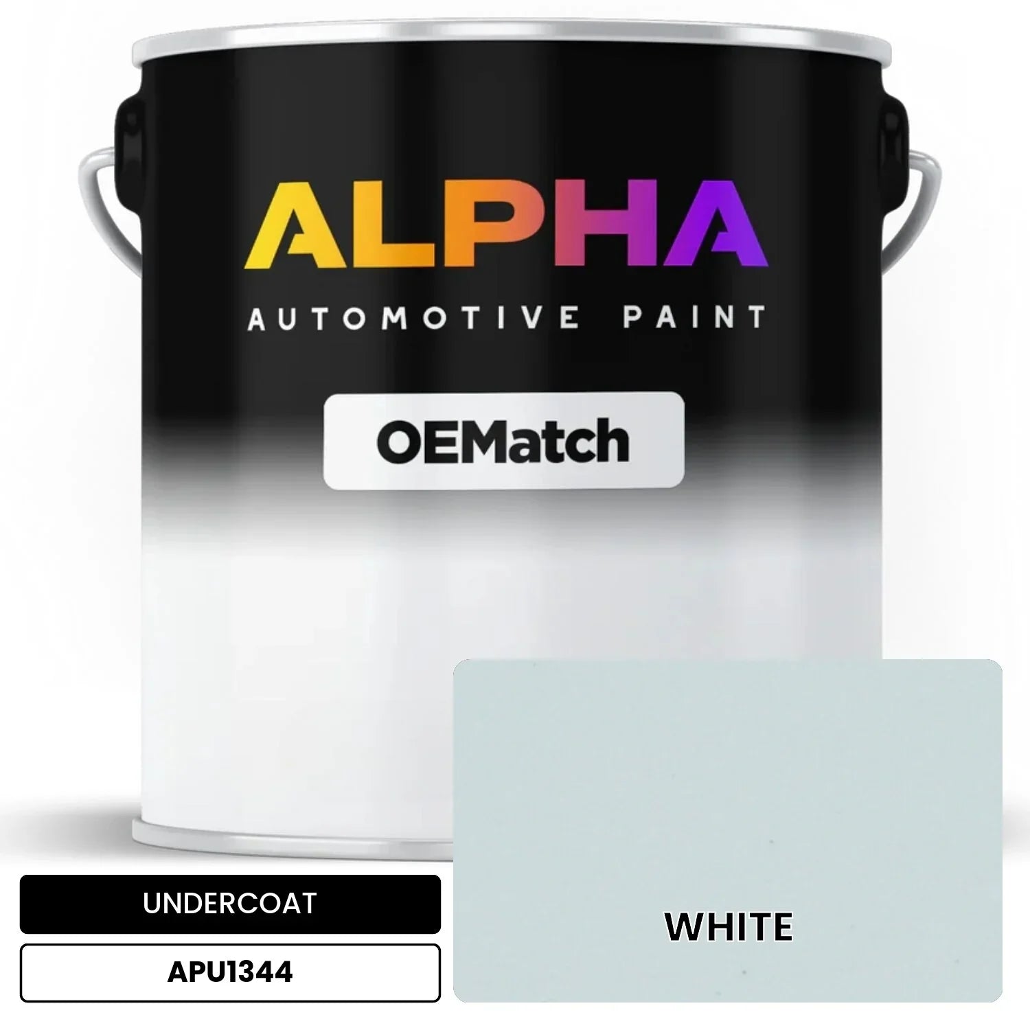 APAPU1344 WHITE OEMatch Automotive Undercoat