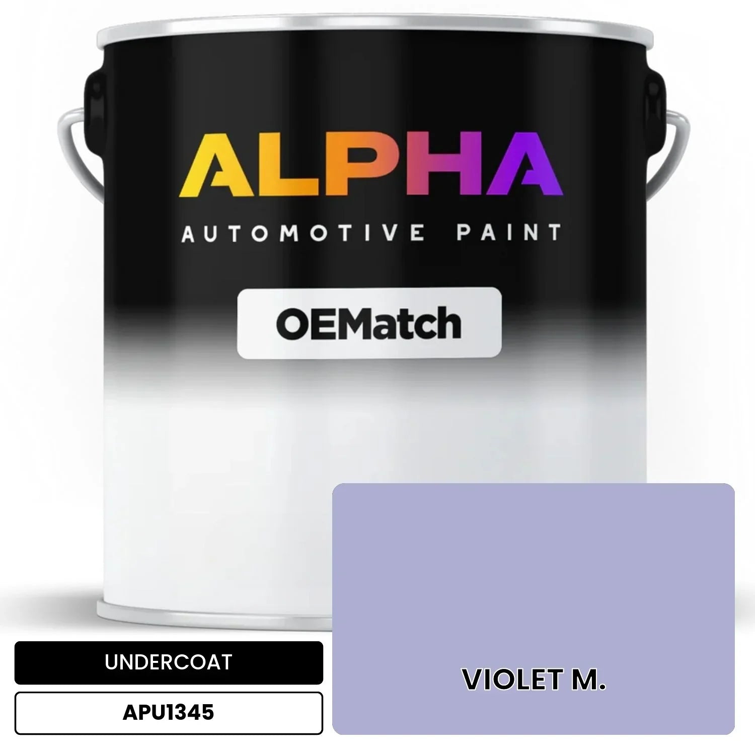 APAPU1345 VIOLET M. OEMatch Automotive Undercoat