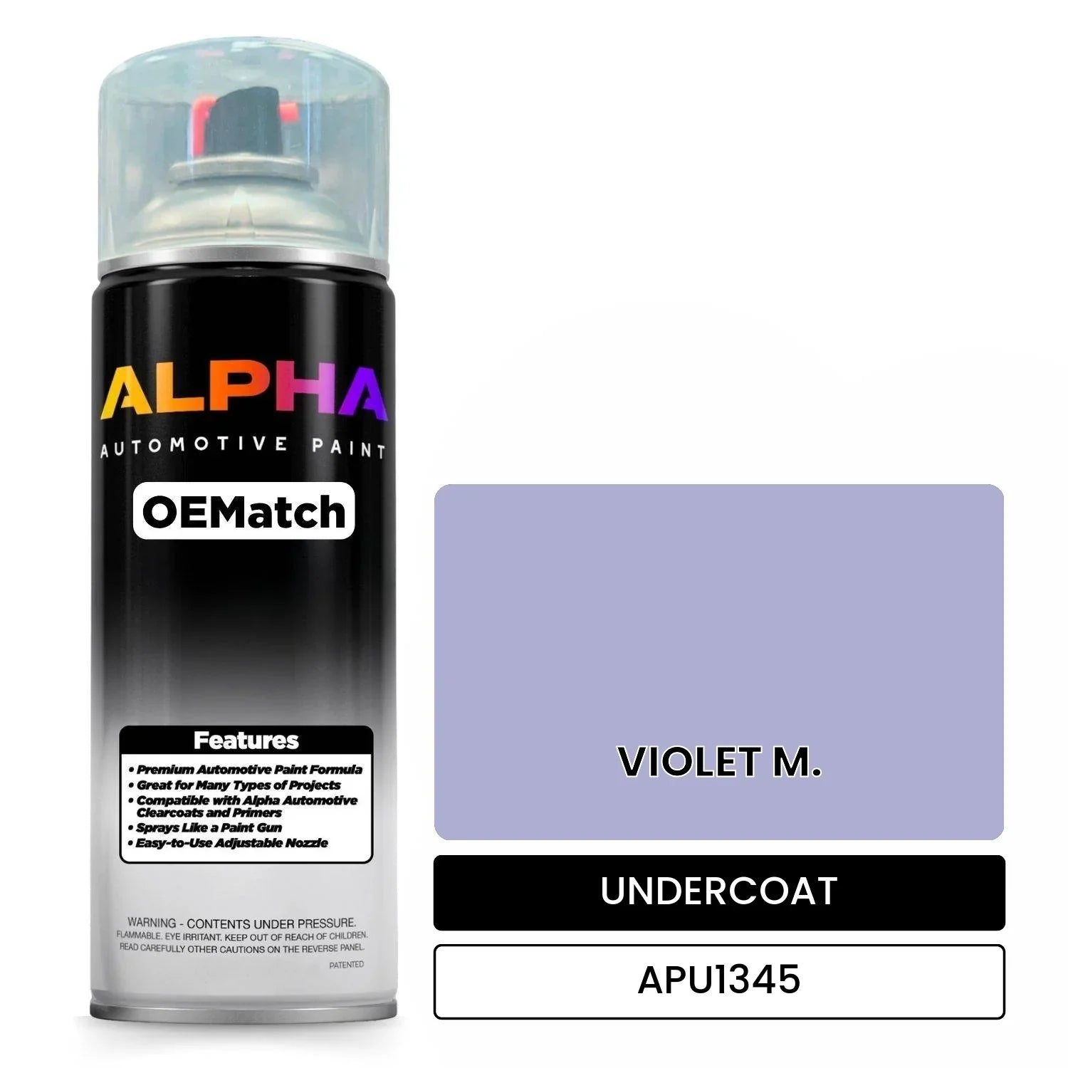 APAPU1345 VIOLET M. OEMatch Spraycan Undercoat