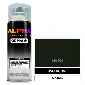 APU135 GREEN | OEMatch Automotive Spraycan Undercoat