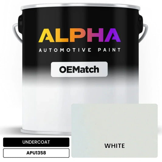 APAPU1358 WHITE OEMatch Automotive Undercoat
