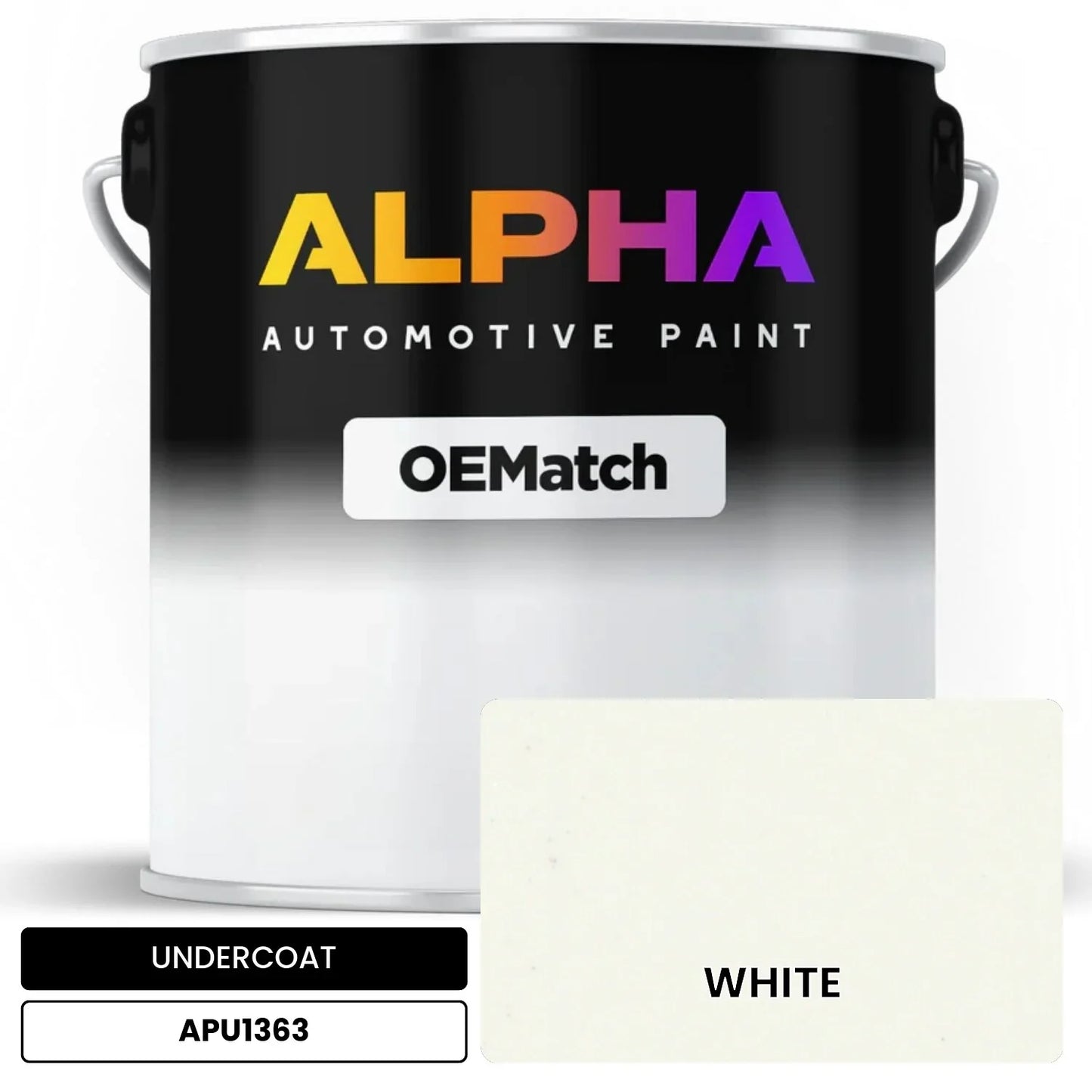 APAPU1363 WHITE OEMatch Automotive Undercoat