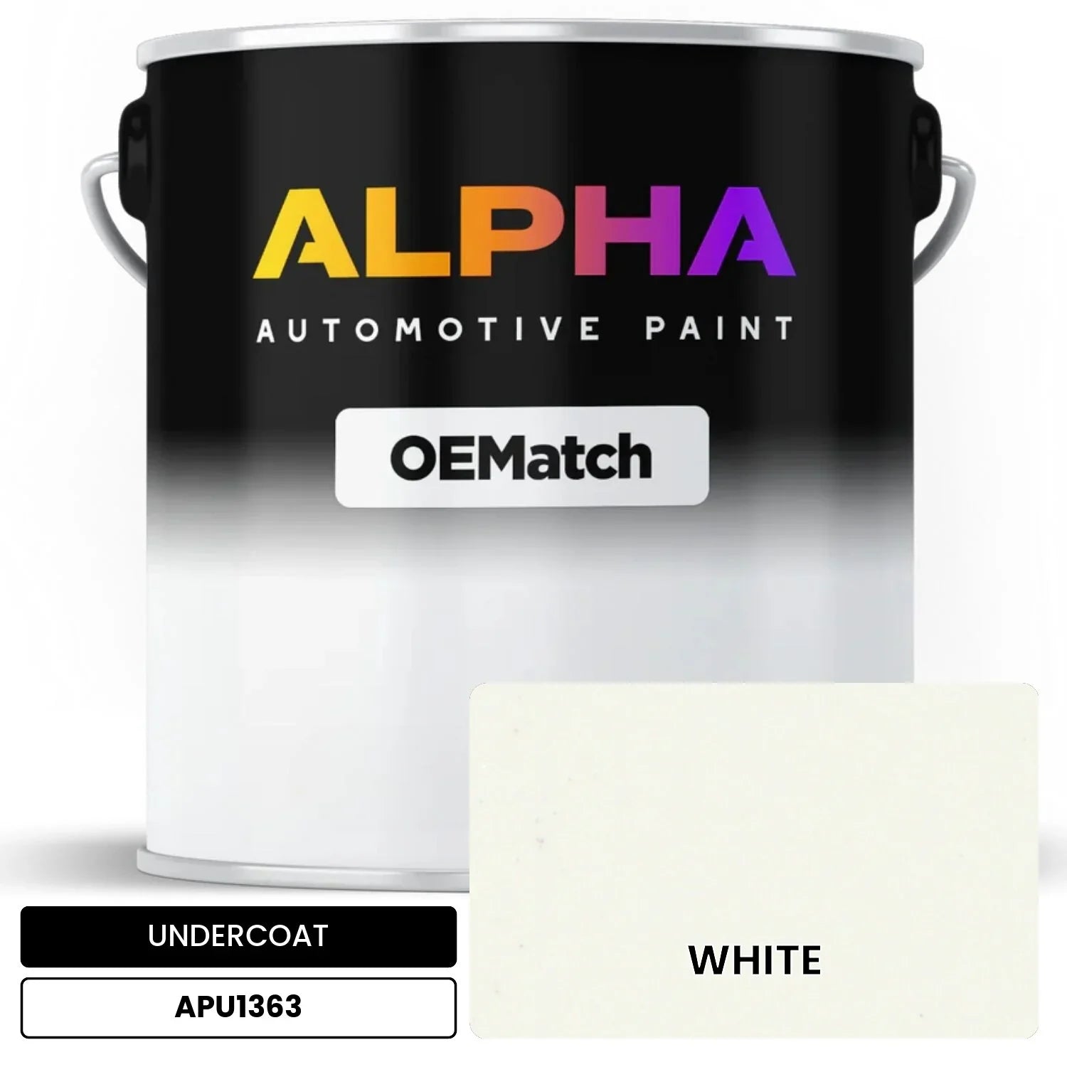 APAPU1363 WHITE OEMatch Automotive Undercoat