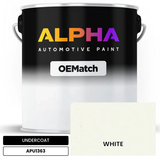 APAPU1363 WHITE OEMatch Automotive Undercoat
